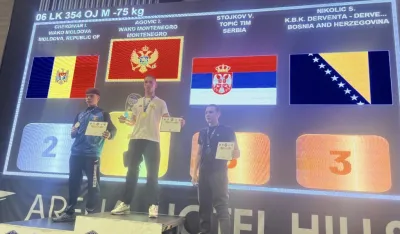 Ishak Agović zlatni u disciplini lou kik