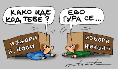 Goran &Scaron;ćekić karikatura Dana