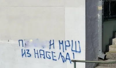 Uvredljiv grafit u Podgorici