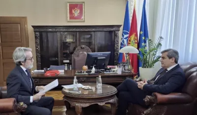 Ibrahimović primio u opro&scaron;tajne posjete ambasadore Brazila i Sjeverne Makedonije