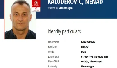 Raspisana međunarodna potjernica za Nenadom Kaluđerovićem