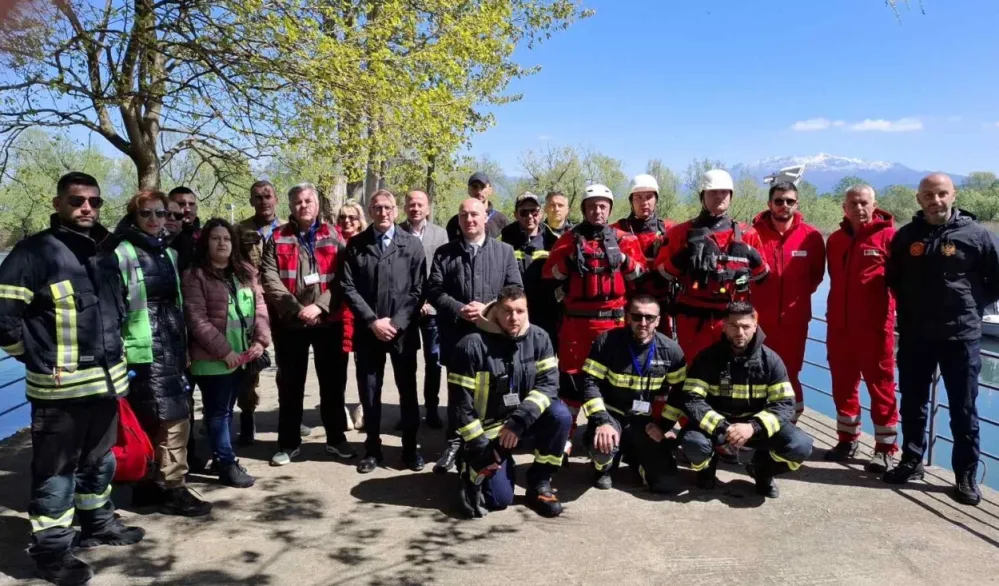 Pripadnici MUP-a na međunarodnoj vježbi za upravljanja složenim poplavama