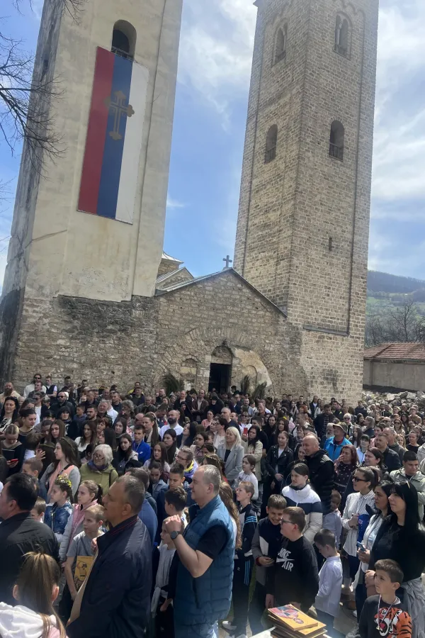 Molitveni hod ulicama Bijelog Polja u slavu praznika Cvijeti
