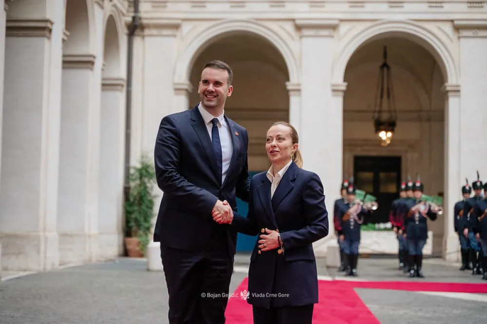 Spajić i Meloni: Važno jačati saradnju sa uticajnim akterima van Evrope