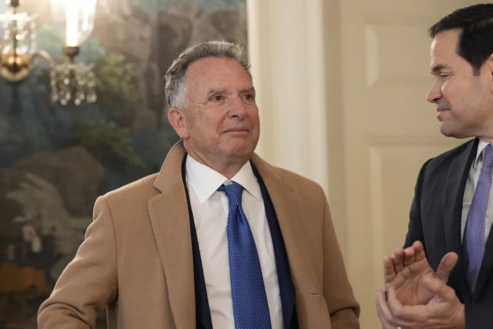 Stiv Vitkof i Marko Rubio u Bijeloj kući (AP Photo/Alex Brandon)