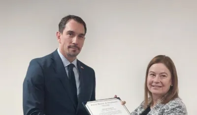 Zahvalnica FBI-a za VDT-a i GST-a