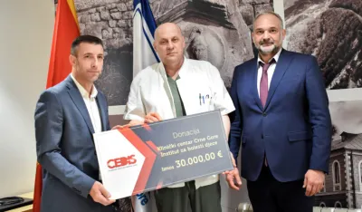 CEDIS donirao 30.000 eura Institutu za bolesti djece