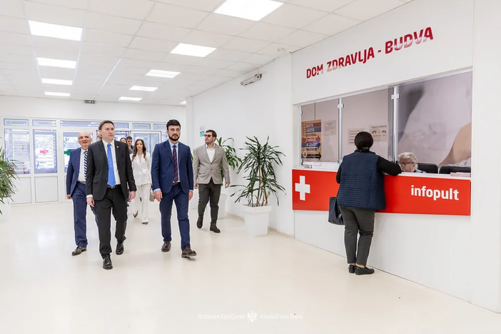 &Scaron;imun: Milionsko ulaganje u zdravstvo u Budvi donijeće bolji kvalitet usluga za građane i turiste