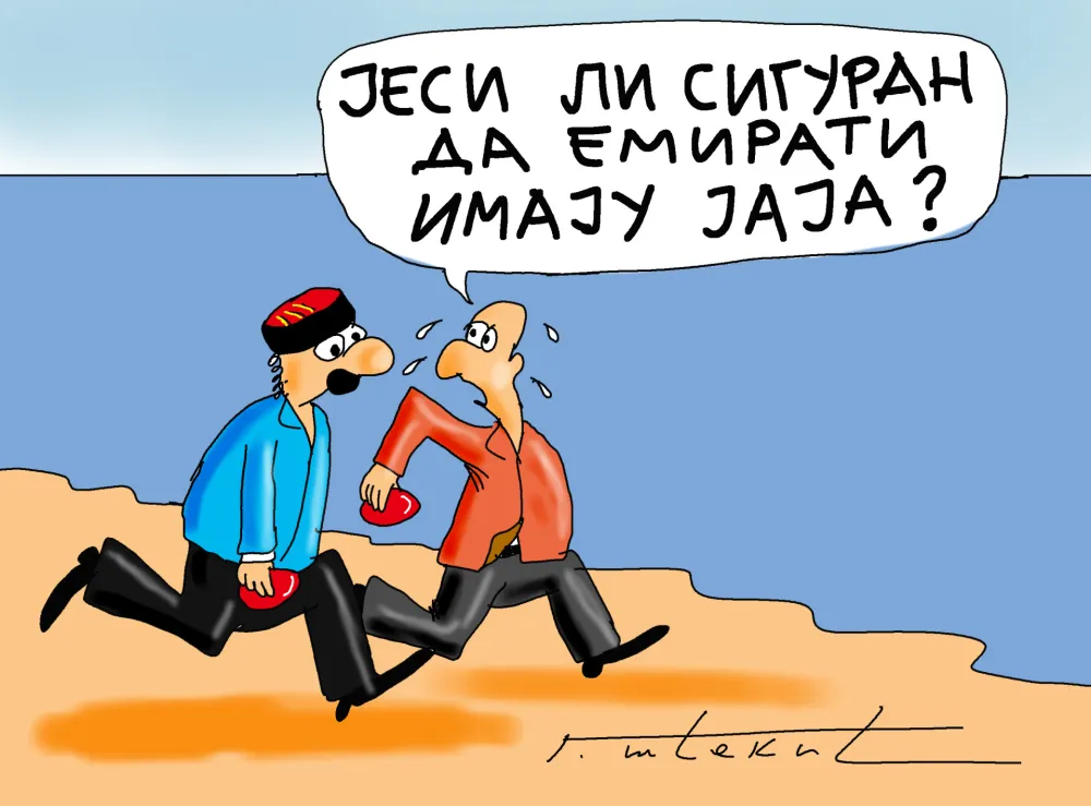 Goran &Scaron;ćekić karikatura Dana