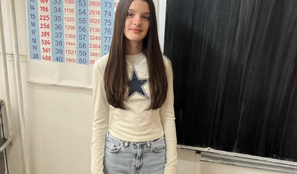 Isidora Ilić iz Bijelog Polja je &scaron;ampionka u svijetu brojeva