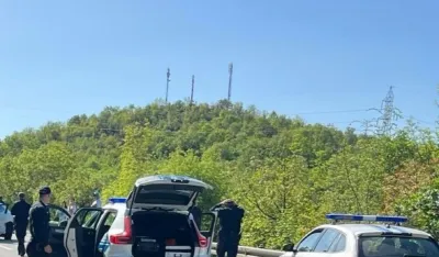 Sudar tri vozila na putu Podgorica-Cetinje