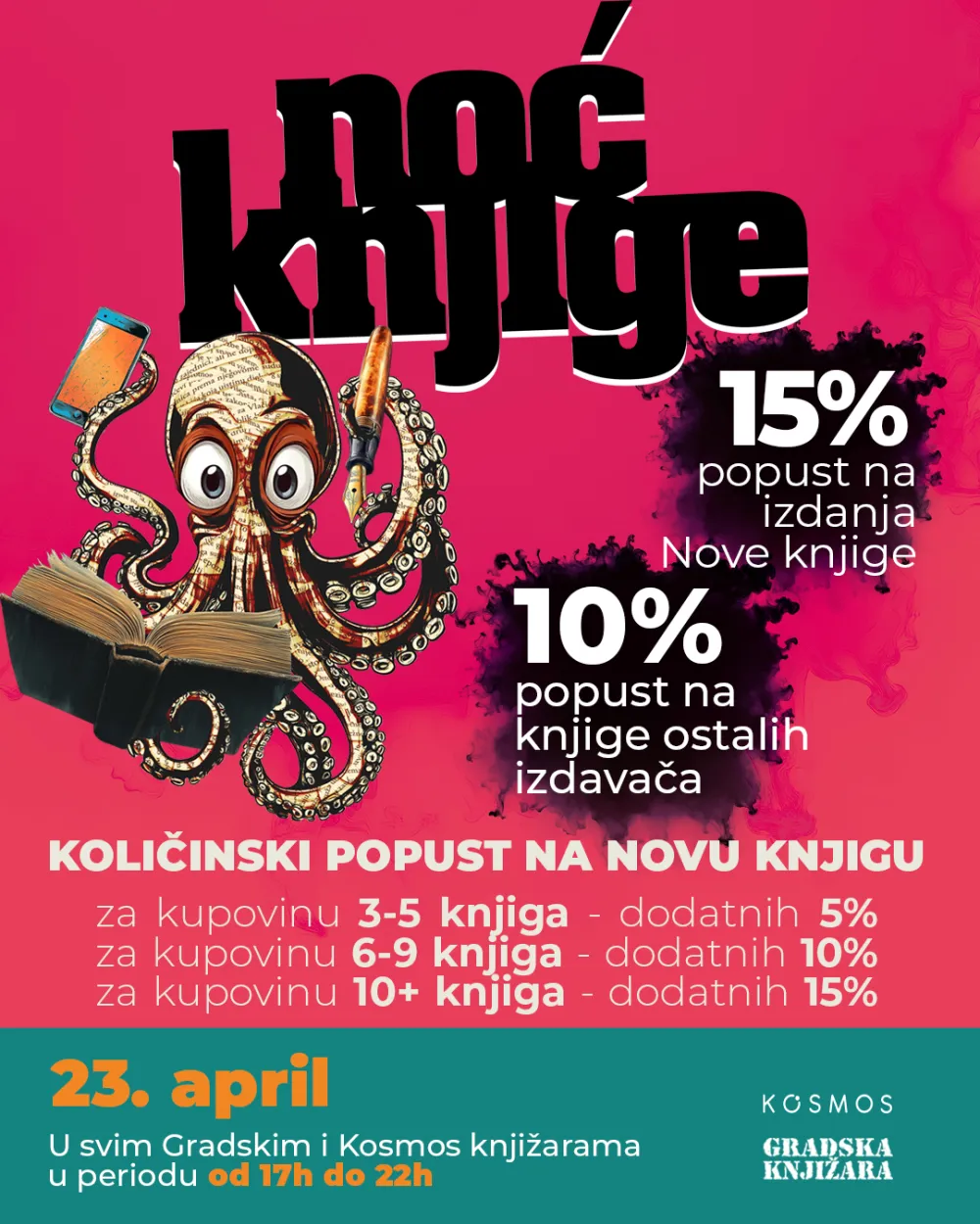 Plakat za noć knjige