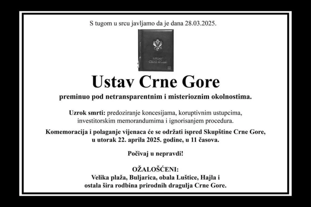 Grupa NVO poziva na sjutra&scaron;nji protest ispred Skup&scaron;tine&nbsp;zbog Sporazuma sa UAE