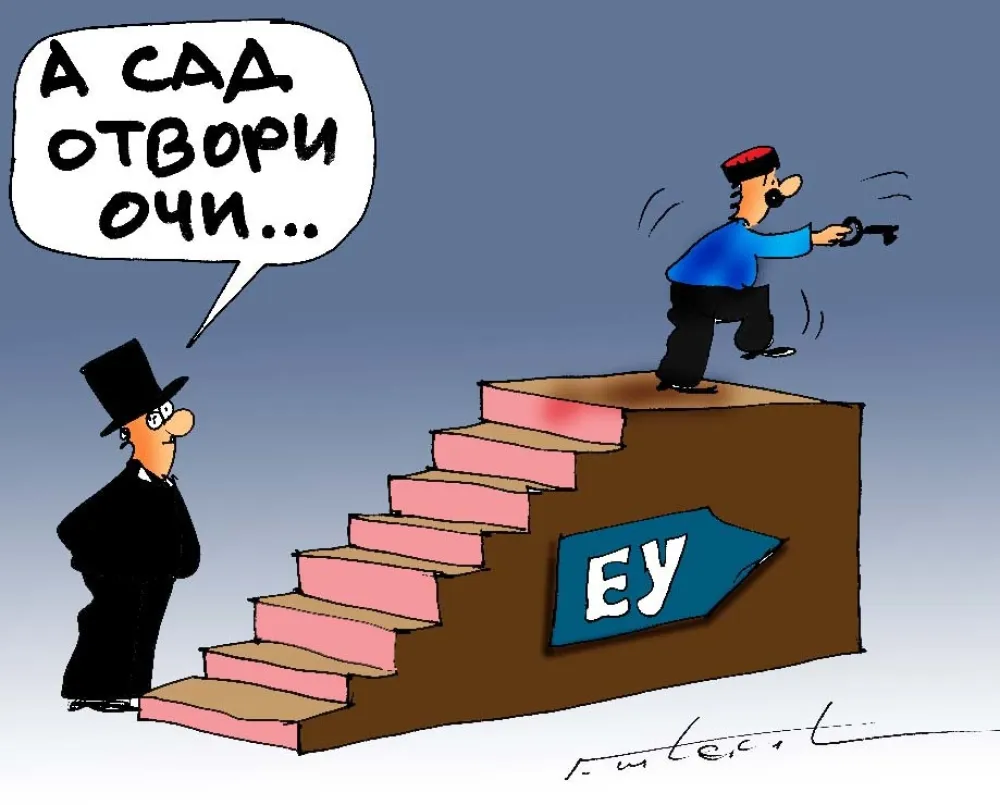 Goran &Scaron;ćekić karikatura Dana