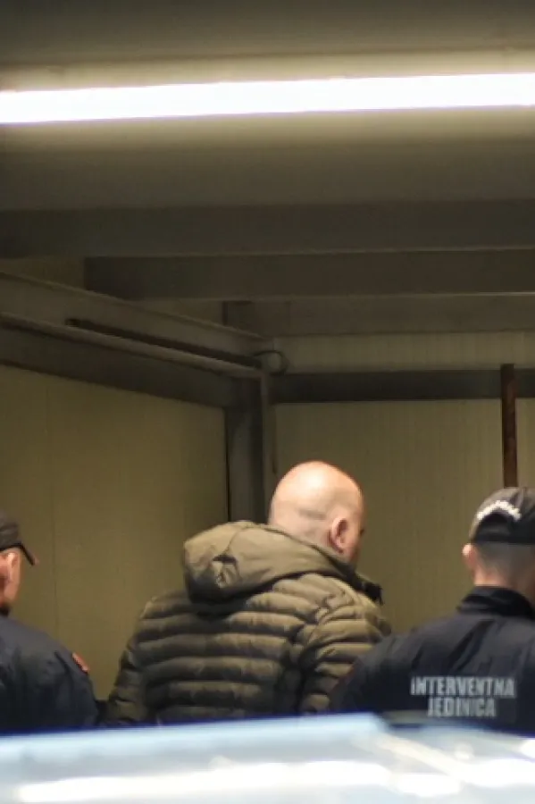 Privođenje Danila Mandića kod istražnog sudije