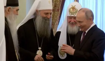 Vladimir Putin primio srpskog patrijaha Porfirije