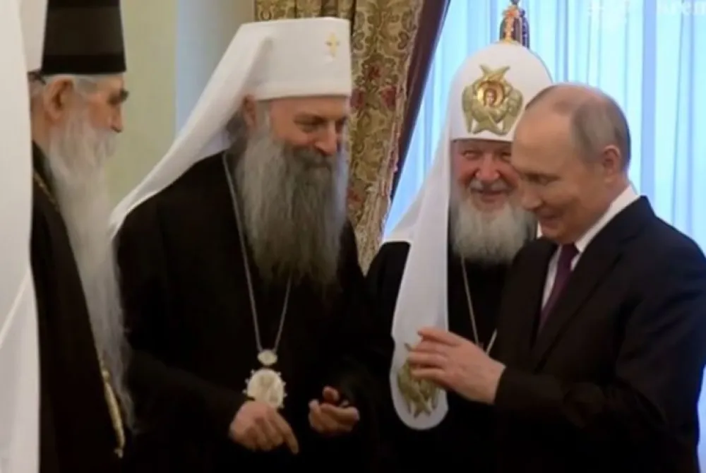 Vladimir Putin primio srpskog patrijaha Porfirije