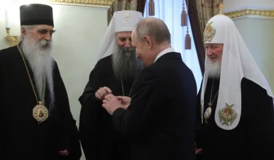 Porfirije sa Putinom