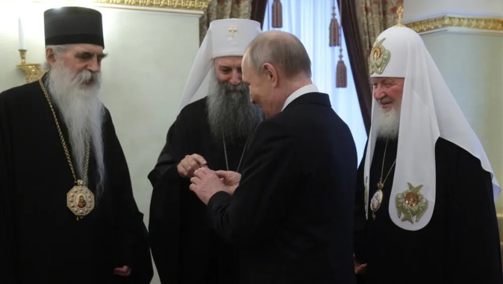 Porfirije sa Putinom