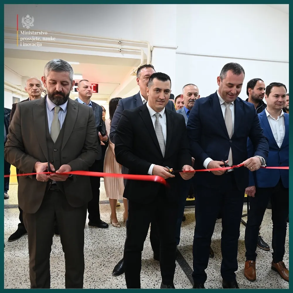 Svečano otvorena rekonstruisana fiskulturna sala Srednje stručne &scaron;kole u Bijelom Polju