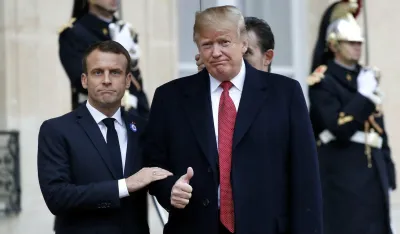 Makron: Gnijev Amerike treba da bude usmjeren samo na Putina