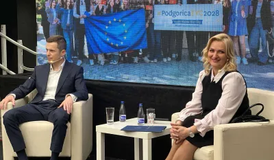 Саша Мујовић и Јелена Боровинић Бојовић