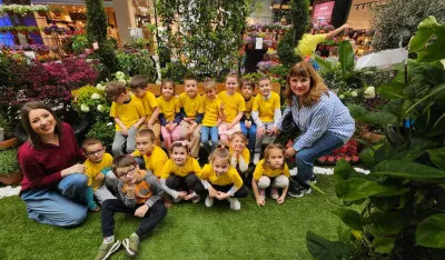 Djeca vrtića "Bajka" posjetila sajam cvijeća: Čarolija boja i mirisa