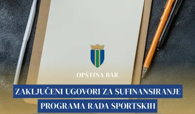 Op&scaron;tina Bar za sport u 2025. godini opredijelila 1,8 miliona eura