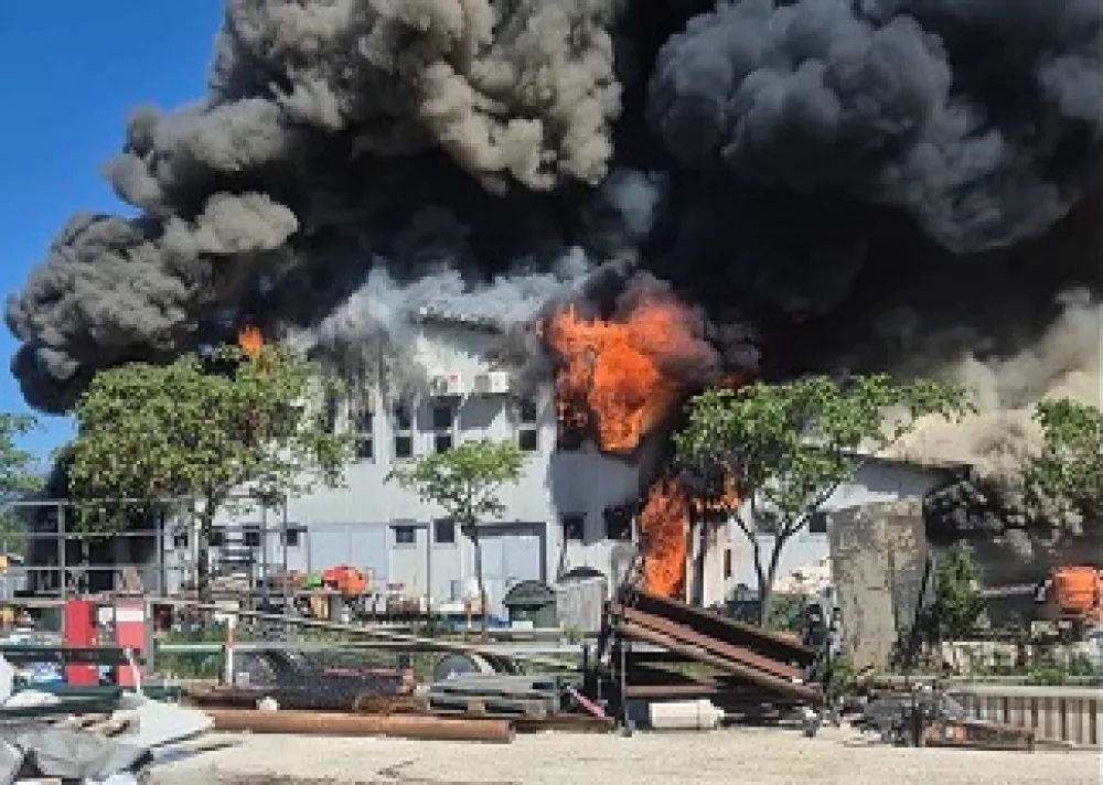 Požar u radionici Komunalnog u Kotoru, pričinjena velika &scaron;teta