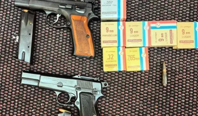 (FOTO/VIDEO) Pretresi OIL-a na jugu: Oduzeto sedam komada vatrenog oružja, municija, detonatorska sredstva