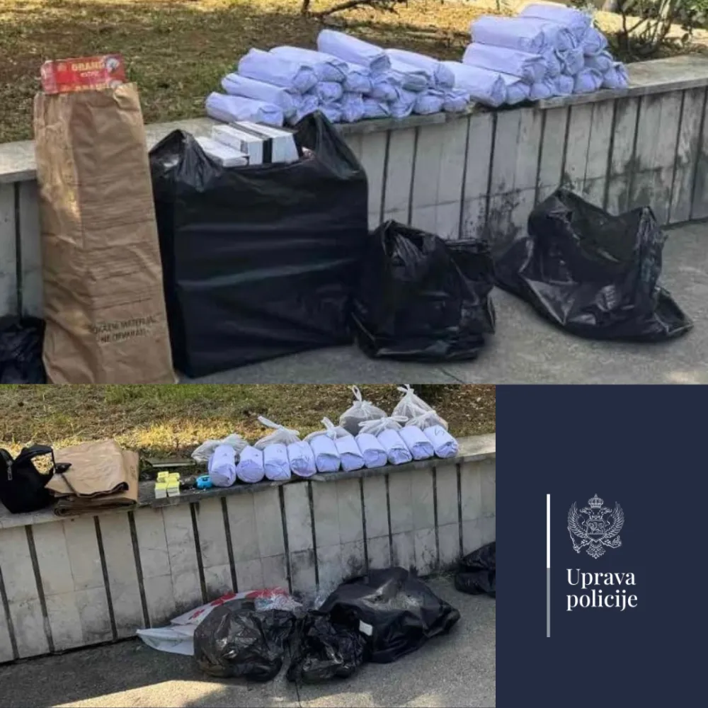 zaplijenjen duvan u Danilovgradu