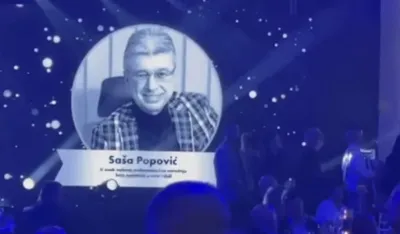 Sa&scaron;a Popović posthumno nagrađen