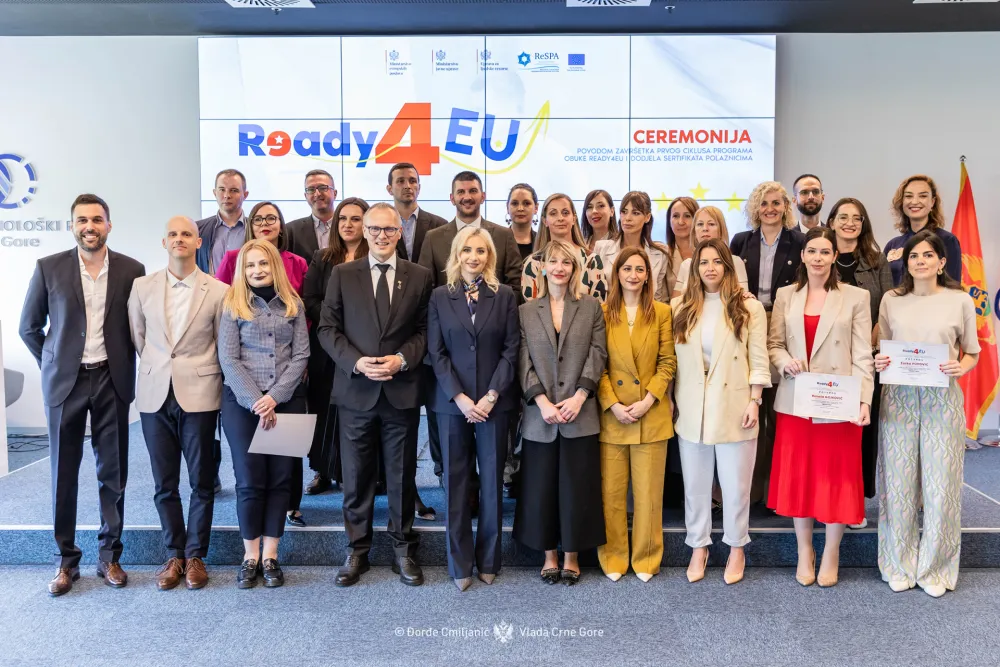 Zavr&scaron;en prvi ciklus programa &ldquo;Ready4EU&rdquo;: Najboljih pet polaznika ide u Brisel