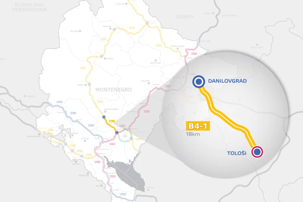 Monteput: Ugovorena izrada idejnog rje&scaron;enja brze saobraćajnice od Podgorice do Danilovgrada