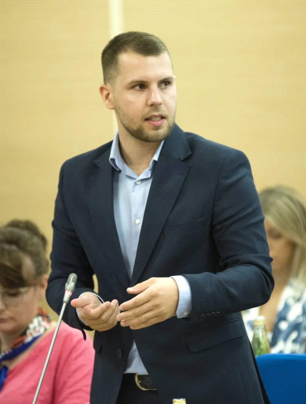 Milo&scaron; Ma&scaron;ković, sjednica skupstine glavnog grada