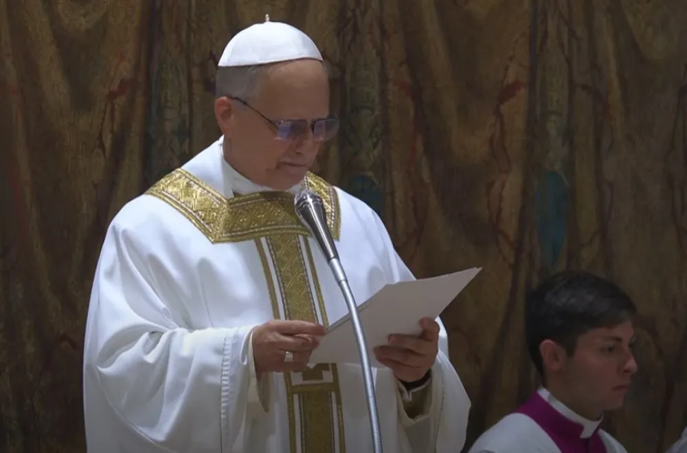 Papa Lav XIV na prvoj misi