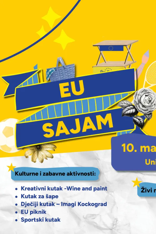 Dan Evrope 2025 sjutra u Podgorici: EU sajam, tematske zone i koncert grupe Perper