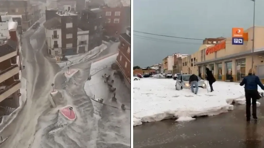 (VIDEO)&nbsp;Jaka oluja pogodila Valensiju: Ulice su se pretvorile u rijeke, vozila zatrpao grad