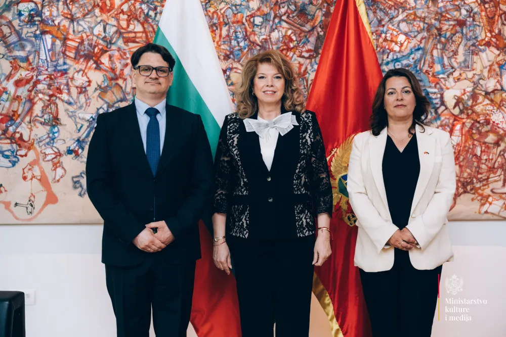 Vujović: Snažna podr&scaron;ka Bugarske evropskom putu Crne Gore i odlična saradnja u oblasti kulture