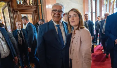 Mandić sa predsjednicom Evropskog parlamenta Robertom Metsolom