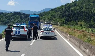 Sa mjesta nesreće/ Foto: CG patrola