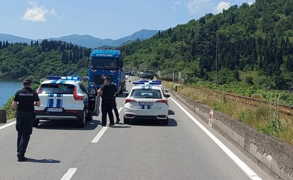 Sa mjesta nesreće/ Foto: CG patrola