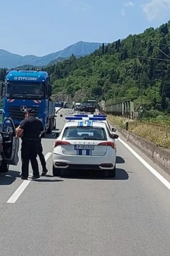 Sa mjesta nesreće/ Foto: CG patrola