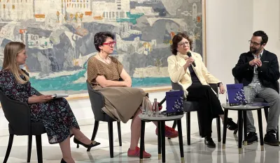 Учесници јучерашњег преса у подгоричком Музеју