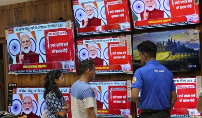 Indijski premijer na televiziji priča o operaciji Sindor, 12 maj, 2025. 