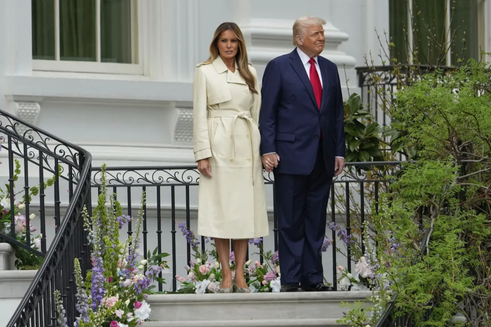 Melanija Tramp i Donald Tramp