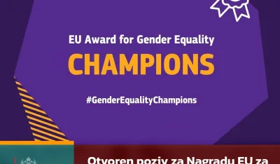 Otvoren poziv za Nagradu EU za &scaron;ampione rodne ravnopravnosti u istraživanju i inovacijama!