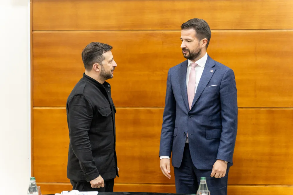 Milatović i Zelenski u TIrani