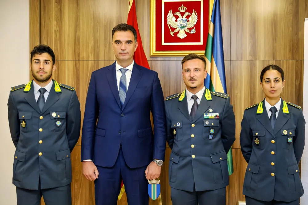 Prijem Op&scaron;tine Bar za posadu italijanskog broda Đorđo Ćini