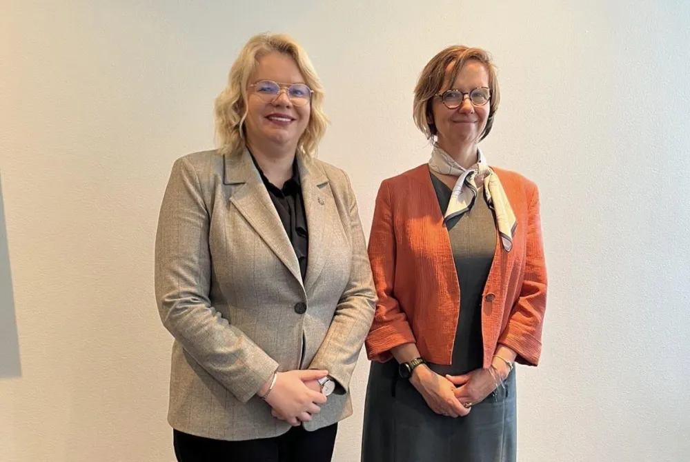 Maja Vukićević sa Magdom Kopczynskom